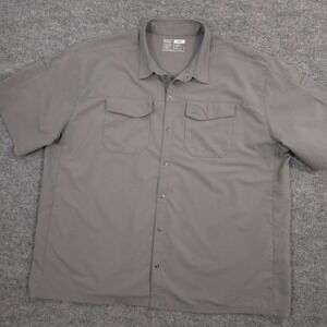 511 Tactical Freedom Flex Shirt Mens 2XL Gray Performance Utility Short Sleeve